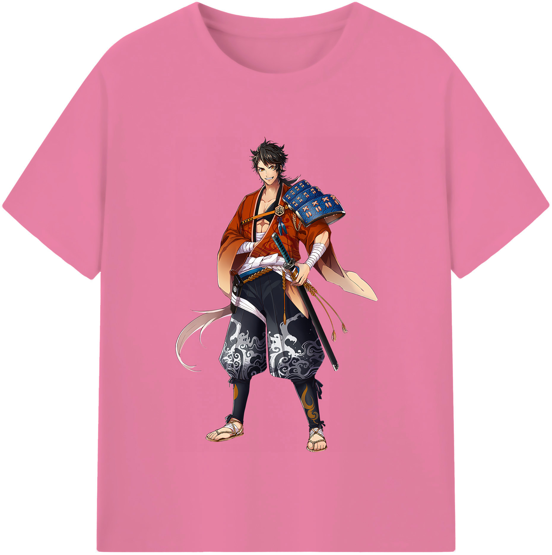 （画像用） 刀剣乱舞 Touken Ranbu 綿100％半袖Tシャツ（フロントプリント）